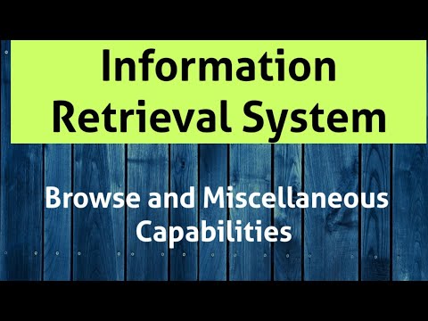 Information Retrieval System introduction and objectives IRS tutorials in Telugu