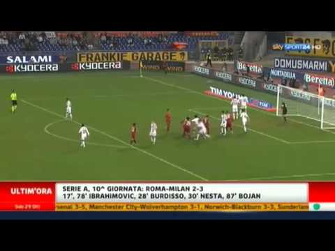 ROMA MILAN 2 3 HIGHLIGHTS AMPIA SINTESI SKY SPORT 24 HD 29102011.wmv