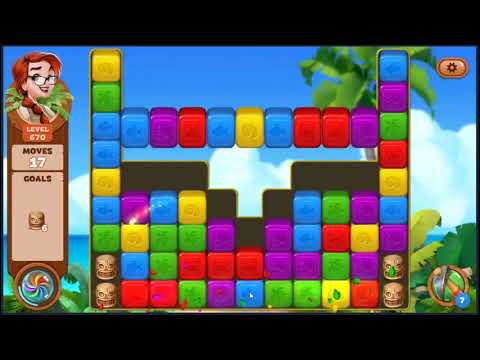 Lost Island Blast Adventure Level 670 - NO BOOSTERS 🏝️ | SKILLGAMING ✔️