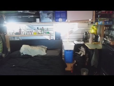 Living out of a storage locker for 2 months, in style!