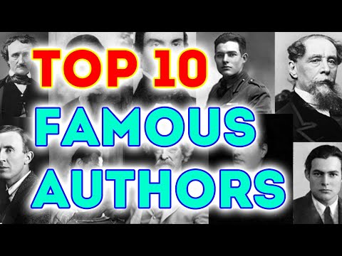 Top 10 Famous Authors (best writers of all time)