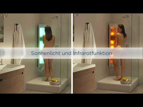 Sunshower Sonnenlicht und Infrarotfunktion von Aquakonzept-Schwimmbadtechnik