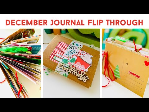 SO FERTIGSTELLEN SIE EIN DEZEMBER-JOURNAL | Durchblättern des fertigen Dezember-Journals