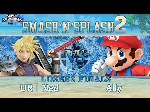 Smash'N'Splash 2  LOSERS FINALS - UR | Ned (Cloud) vs Ally (Mario)