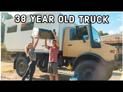 EX-ARMY TRUCK DIESEL TANK GETS A CLEAN! Wiring Runva Winch -DIY Expedition Vehicle/Caravan Build#16