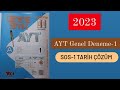 2023 | Açı Yayınları AYT Genel Deneme Sınavı-1 | Sos-1 Tarih Sorularının Çözümleri - Ali Gürbüz