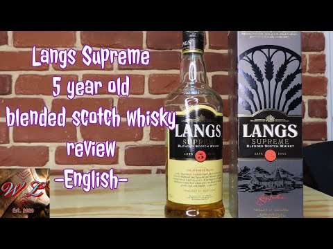 Langs Supreme 5 year old - english review #76 ep.198 - blended scotch whisky -