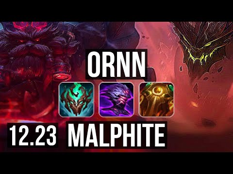 ORNN vs MALPH (TOP) | 1000+ games, 2/2/15, 800K mastery | EUW Grandmaster | 12.23