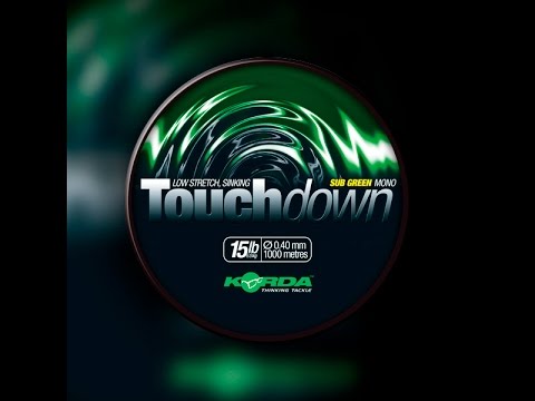 KORDA - Vlasec Touchdown Sub Zelený 0,35 mm 12 lb 1000 m