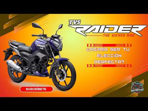 TVS Raider 125 - Power, Design and Agility in a motorcycle