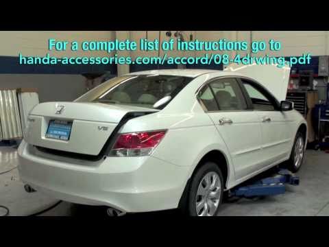 Accord Wing Spoiler Installation (Honda Answers #12)