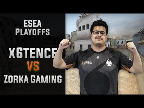 x6tence Vs Zorka Gaming - Dust 2 | ESEA Playoffs
