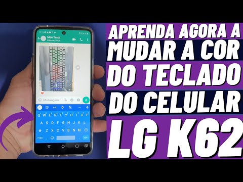 HOW TO CHANGE THE COLOR OF THE LG K62 CELL PHONE KEYBOARD