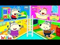 Wolfoo Makes Four Colors Tiny Doll House - Funny stories with toys for kids @WolfooCanadaKidsCartoon