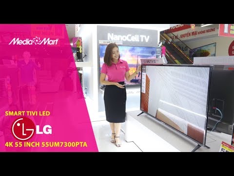 Smart Tivi LED 4K LG 55 inch 55UM7300PTA - Màn hình rộng, độ nét cao