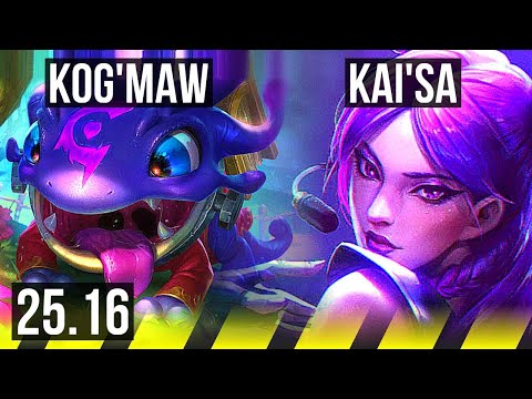 KOG'MAW & Taric vs KAI'SA & Nautilus (ADC) | EUW Master | 25.16