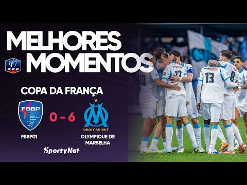 SHOW ABSOLUTO DO MARSEILLE! FBBP01 0x6 Olympique Marseille - Melhores Momentos - Copa da França