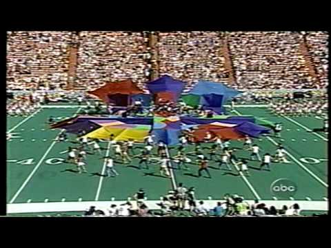 Russ Miller w/Jennifer Love Hewitt at Pro-Bowl Halftime
