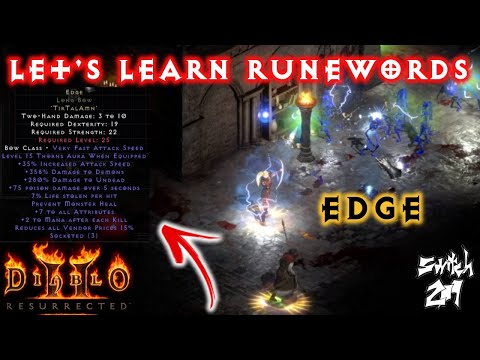 Let's Learn Runewords: Edge - Diablo 2 Resurrected