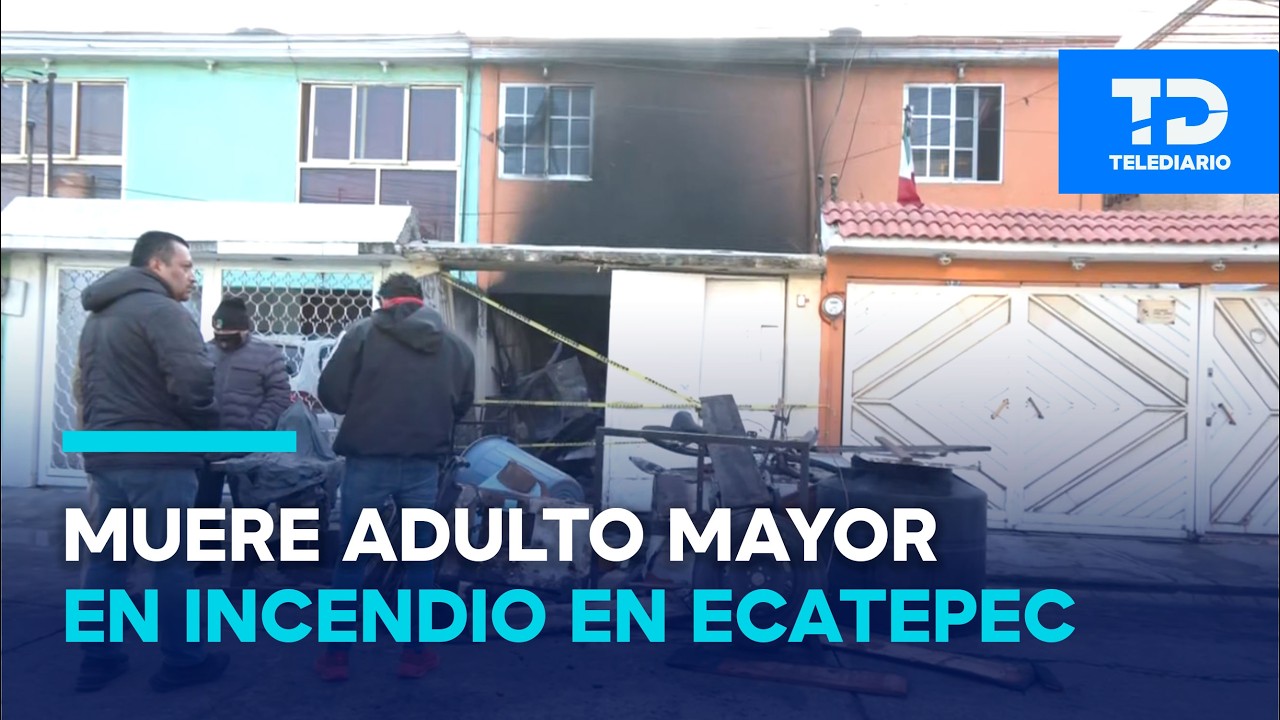 Muere adulto mayor durante incendio en Ciudad Azteca, Ecatepec; vecinos trataron de apagar el fuego