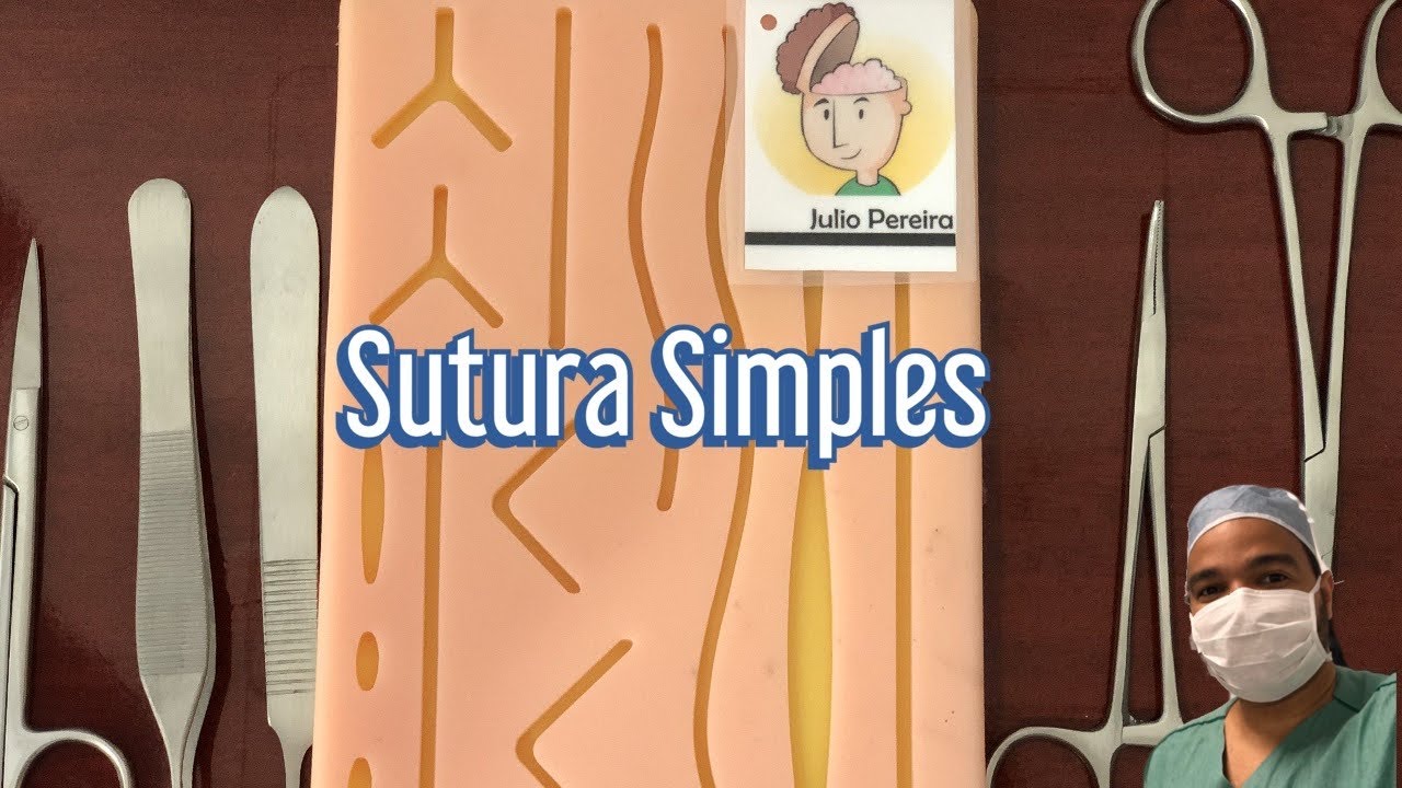 Sutura Simples Separada ou Simples Interrompida ( Ponto Simples): Técnica Cirúrgica