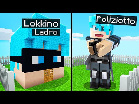 CASA LADRO DI LOKKINO CONTRO CASA POLIZIOTTO DI LOKKI!! MINECRAFT CASA VS CASA