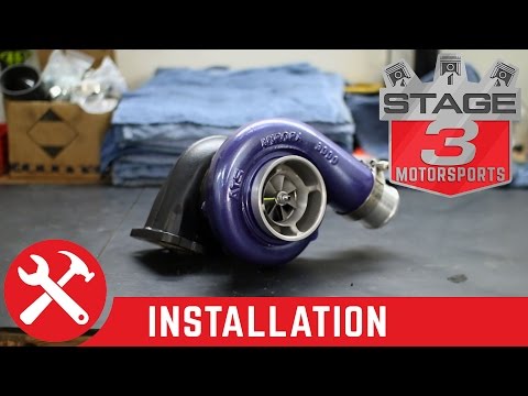 2003.5-2007 F-250 F-350 6.0L ATS Aurora 3000 Basic Turbocharger Kit Install