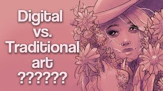 Is Digital Art Better Than Traditional Art? | Digital Sketch With Me