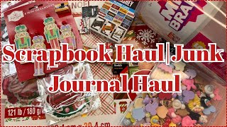 SCRAPBOOK HAUL | JUNK JOURNAL SUPPLIES HAUL | MICHAELS | WALMART | AMAZON