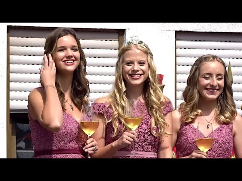 Wine festival in Ediger Eller-Mosel - Collection of the Wine Queen 2016