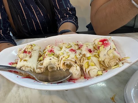 Gulab jamun ice cream roll in Dubai || Tasty ice-cream roll || ice cream in 5 minutes