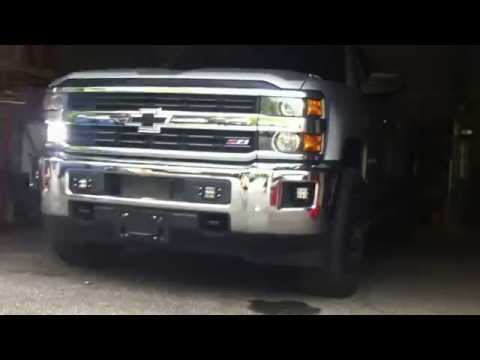 PSE Amber headlight and taillight strobe light kit - 2015 Chevy Silverado 2500HD