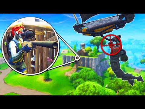 SKEET SHOOTING! - Sniper Vs. Launch Pad - PS4 Pro Fortnite BR Solos!