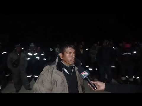 BOLIVIA: Comunarios de Colomi refuerzan punto de bloqueos