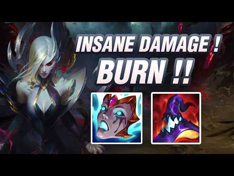 INSANE DAMAGE BURN !! MIDLANE COVEN MORGANA GAMEPLAY // WILD RIFT (BUILD+RUNES)