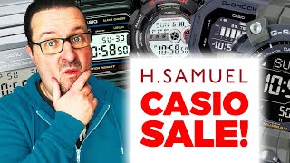 TOP 4 CASIO & G-SHOCK DEALS worth considering in the H.SAMUEL SALE!