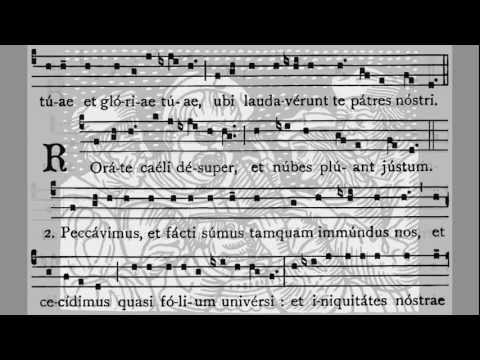 Roraty u Dominikanów - Rorate caeli - śpiew na wejście