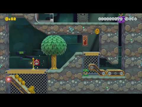 logical thinking cave 15 by Basko - Super Mario Maker 2 - No Commentary 1by
