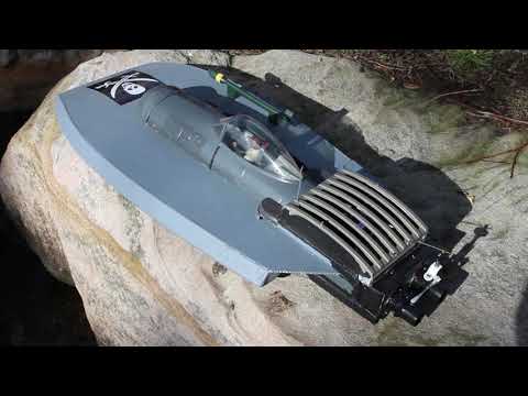Scratch build RC twin jet boat water test fail. BIG TIME