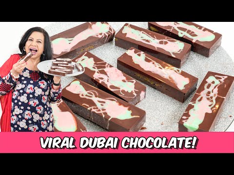 Viral Dubai Chocolate with Pistachio Knafeh ya Kunafa Recipe in Urdu Hindi - RKK