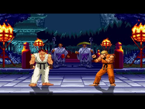 MUGEN: Shin Ryu vs Ryo Sakazaki