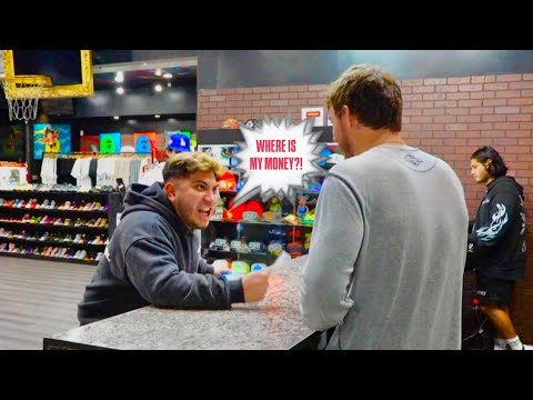 CRAZY CUSTOMER CRASHES OUT!! 