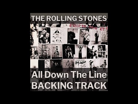 The Rolling Stones - All Down The Line (Guitar Backing Track)