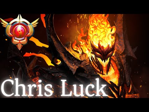 Chris Luck Shadow Fiend vs Zeus, Luna, Ember, Warlock, Viper - Tempest vs bc g1 ESL One Malaysia
