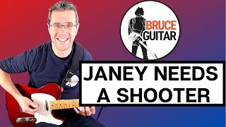 Bruce Springsteen - Janey Needs A Shooter guitar lesson