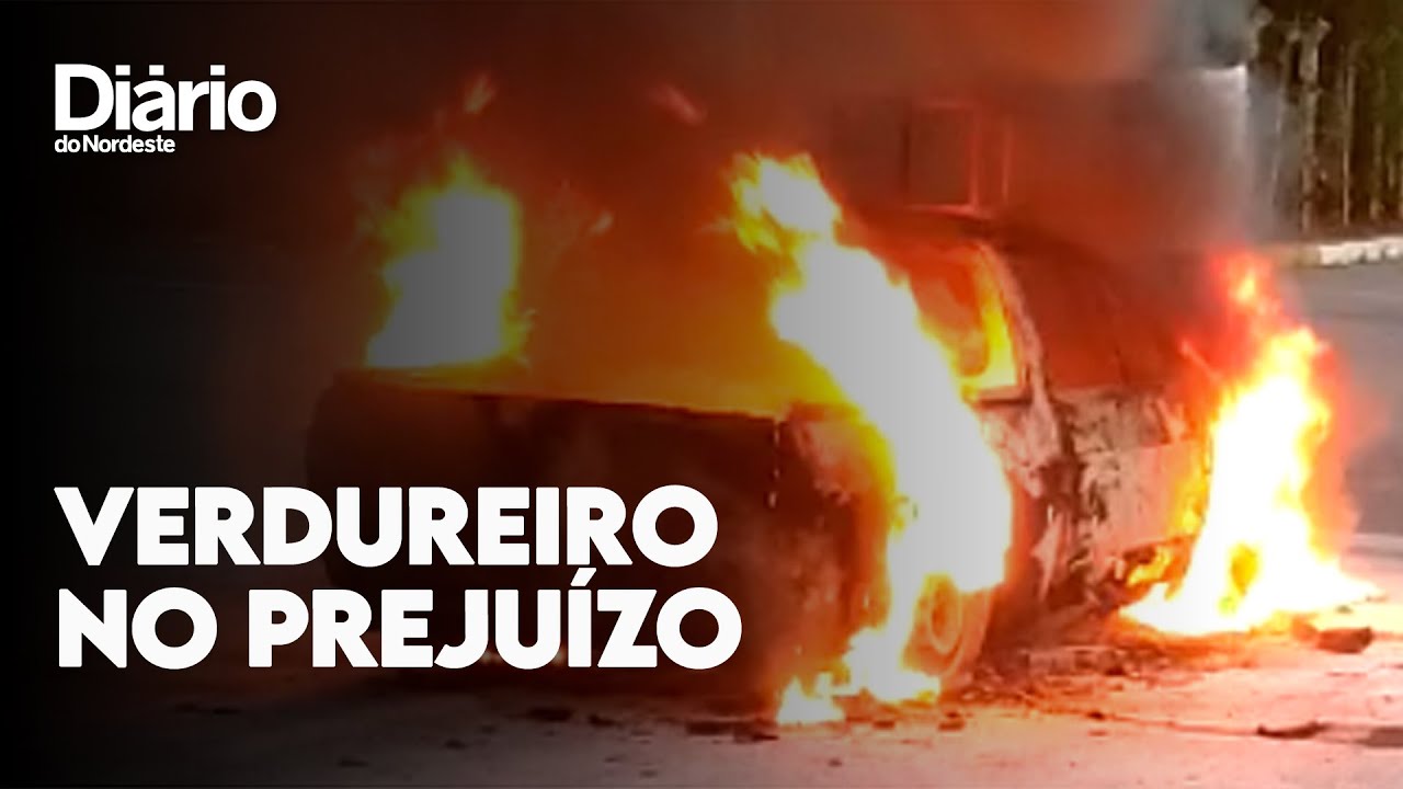 Imagem da notícia Feirante perde carro de trabalho e R$ 2,7 mil em incêndio em Crato, na Região do Cariri