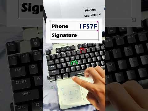 How to Insert Phone and Signature Symbols in MS Word Using Keyboard Shortcuts #MSWordShortcuts#word