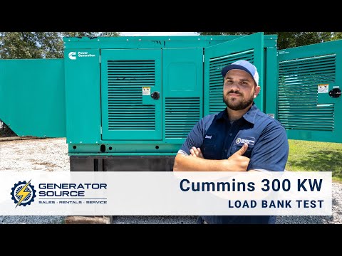 Cummins 300 KW Diesel (91179) QSL9-G5 Load Bank Test