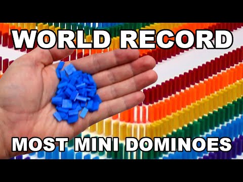 Guy Sets Off Over 8,000 Mini Dominoes In Glorious Chain Reaction