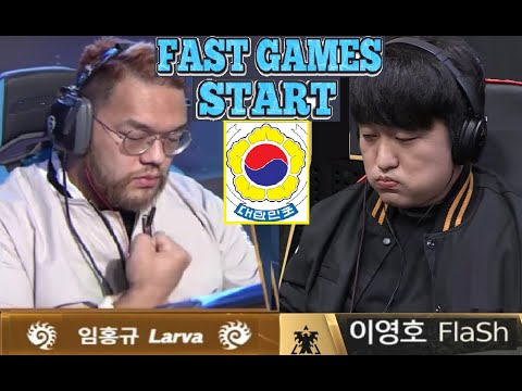 Starcraft FLASH 이영호 vs LARVA 임홍규 TvZ 스타크래프트 Remastered Broodwar 2026